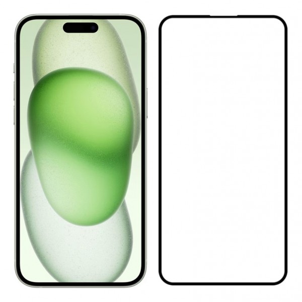 POWERTECH tempered glass 5D TGC-0658 για iPhone 15 Plus, full glue - Tempered Glass