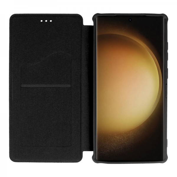 POWERTECH θήκη Razor Leather MOB-1913 για Samsung Galaxy S23 Plus, μαύρη - Powertech