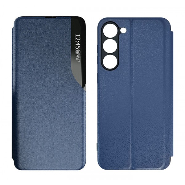 POWERTECH θήκη Smart view MOB-1916 για Samsung S23 Plus, μπλε - Powertech