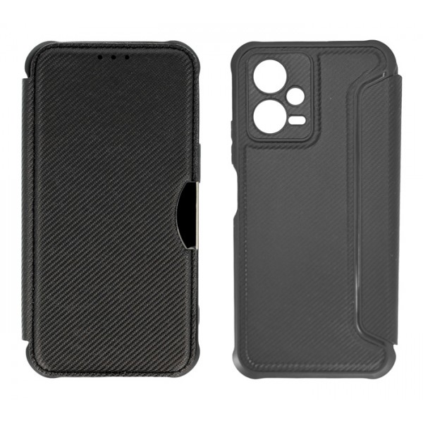 POWERTECH θήκη Razor Carbon MOB-1909 για Xiaomi Note 12/Poco X5, μαύρη - Powertech