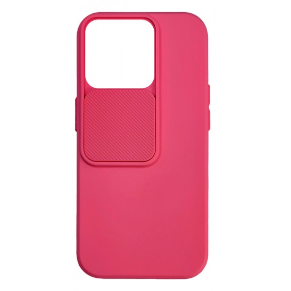 POWERTECH Θήκη Camshield Soft MOB-1887 για iPhone 15 Pro, ροζ - Powertech