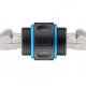 GOOBAY αδιάβροχος σύνδεσμος RJ45 Cat 6A 59582, IP68, μαύρος