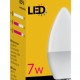 POWERTECH LED λάμπα candle E14-011, 7W, 4000K, E14, 600lm