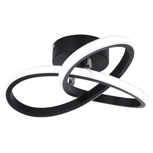 POWERTECH LED φωτιστικό οροφής HLL-0113, 18W, 4000K, 26x26x12cm, μαύρο - Φωτιστικά Οροφής