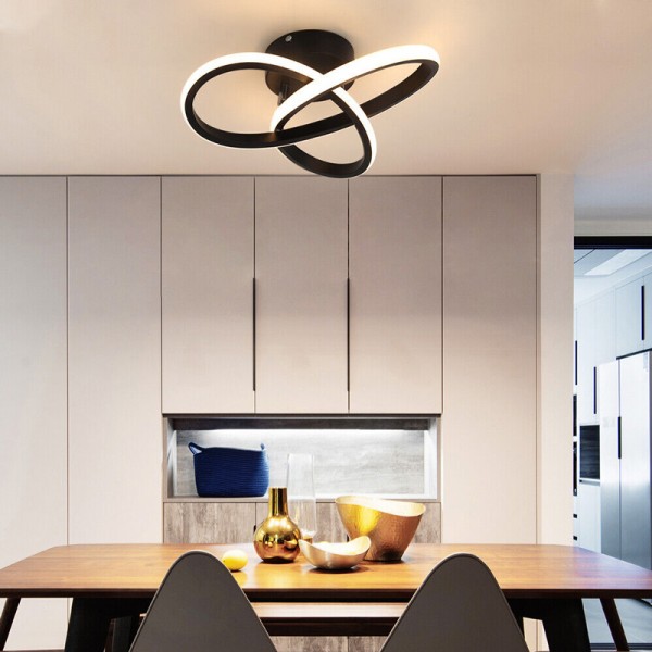 POWERTECH LED φωτιστικό οροφής HLL-0113, 18W, 4000K, 26x26x12cm, μαύρο - Φωτιστικά Οροφής