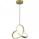 POWERTECH LED φωτιστικό οροφής HLL-0122, 15W, 4000K, Φ22cm x 1m, χρυσό
