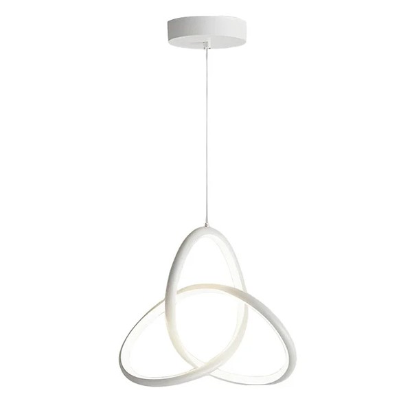 POWERTECH LED φωτιστικό οροφής HLL-0121, 15W, 4000K, Φ22cm x 1m, λευκό - Φωτιστικά Οροφής