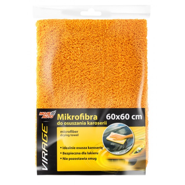 MOJE AUTO απορροφητική πετσέτα μικροϊνών 97-029, 60x60cm, πορτοκαλί - Σπίτι & Gadgets