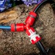 PROLINE διακλαδωτής 3 ταχυσυνδέσμων 99217, 1/2", κόκκινος
