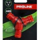 PROLINE διακλαδωτής 3 ταχυσυνδέσμων 99217, 1/2", κόκκινος