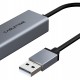CABLETIME αντάπτορας δικτύου CT-AML100, USB, 100Mbps Ethernet, γκρι