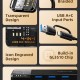 CABLETIME USB hub CT-HUBT3-PB, 4x θυρών, 5Gbps, USB/USB-C σύνδεση, μαύρο
