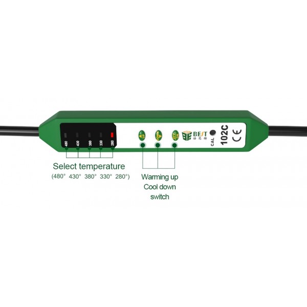 BEST κολλητήρι BST-102C, 90W/60W, 5 θέσεις θερμότητας 280-480 °C - Συγκόλληση