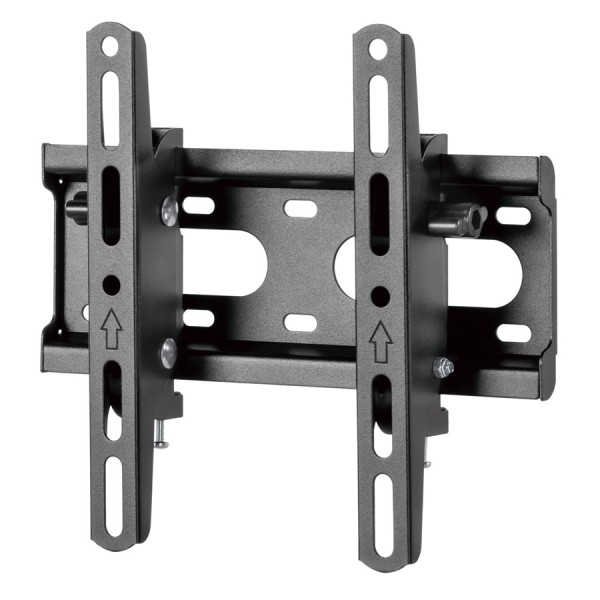 POWERTECH επιτοίχια βάση τηλεόρασης PT-1126, 23-43", έως 45kg, ρυθμιζόμενη κλίση