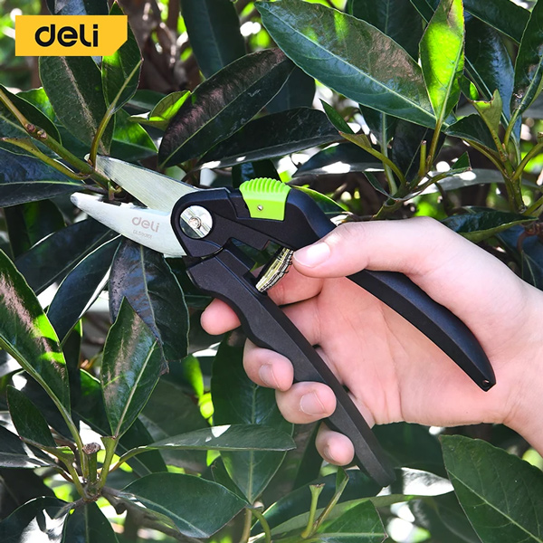 DELI κλαδευτήρι DL580101 με αντιολισθητική λαβή, Φ10mm, 200mm - DELI