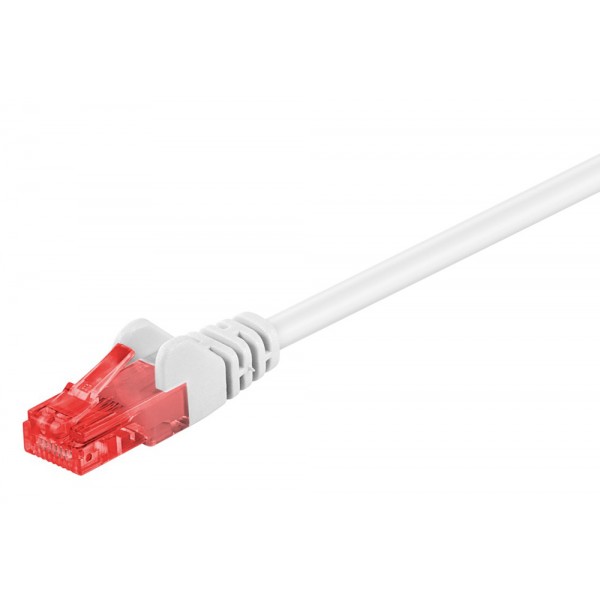 GOOBAY καλώδιο δικτύου 68634, CAT 6 U/UTP, CCA, 10m, λευκό - GOOBAY