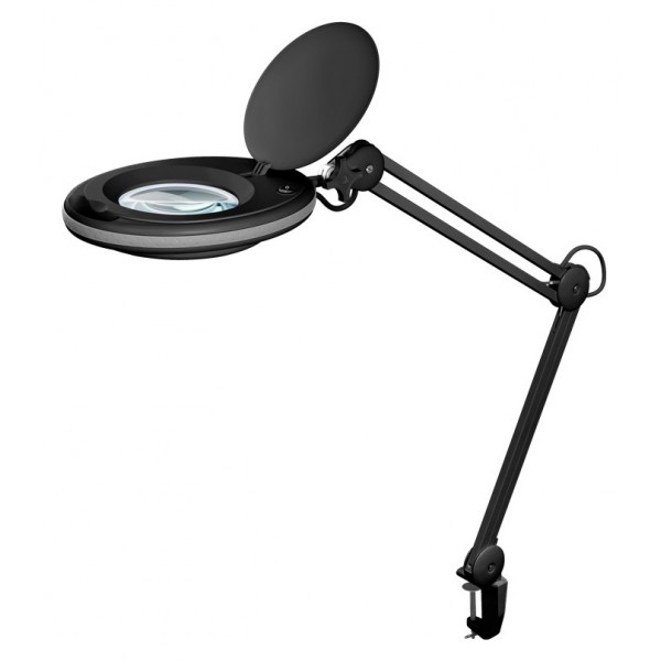 GOOBAY μεγεθυντικός φακός 64989 με σφιγκτήρα, LED, 3 διόπτρες, μαύρος - GOOBAY