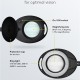 GOOBAY μεγεθυντικός φακός 64989 με σφιγκτήρα, LED, 3 διόπτρες, μαύρος