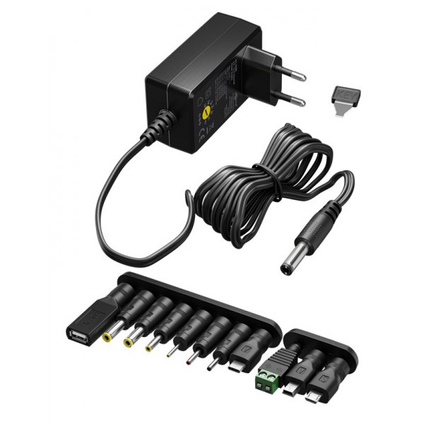 GOOBAY επιτοίχιος φορτιστής 64570, 3V-12V, 27W/2.25A, 12 tips - Σύγκριση Προϊόντων