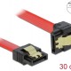 DELOCK καλώδιο SATA 83978, γωνιακό, 6Gb/s, 30cm, κόκκινο