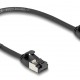 DELOCK καλώδιο δικτύου 80181, CAT 8.1 U/FTP, 40Gbps, 0.25m, μαύρο