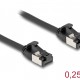 DELOCK καλώδιο δικτύου 80181, CAT 8.1 U/FTP, 40Gbps, 0.25m, μαύρο