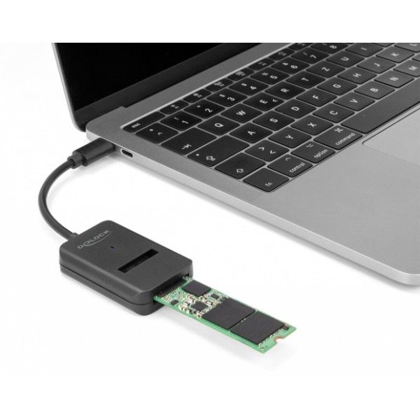 DELOCK αντάπτορας USB-C σε M.2 NVMe PCIe/SATA SSD 64198, 10Gbps - Συνοδευτικά PC