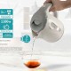 BRUNO βραστήρας νερού BRN-0141, 1L, 1100W, λευκό-γκρι