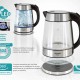 BRUNO βραστήρας νερού BRN-0143, 1.7L, 2200W, γυάλινος-Inox