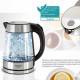 BRUNO βραστήρας νερού BRN-0143, 1.7L, 2200W, γυάλινος-Inox