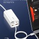 LDNIO σταθμός φόρτισης A4610C, 2x USB-C & 2x USB, 65W, PD/QC, λευκός