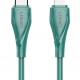 LDNIO καλώδιο Lightning σε USB-C LC611I, 30W PD, 1m, πράσινο