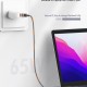 LDNIO καλώδιο USB-C σε USB-C LC811C, 65W PD, 1m, γκρι