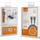 LDNIO καλώδιο USB-C σε USB-C LC811C, 65W PD, 1m, γκρι