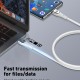 LDNIO καλώδιο USB-C σε USB-C LC861C, 65W PD, 1m, γκρι