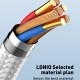 LDNIO καλώδιο USB-C σε USB-C LC861C, 65W PD, 1m, γκρι
