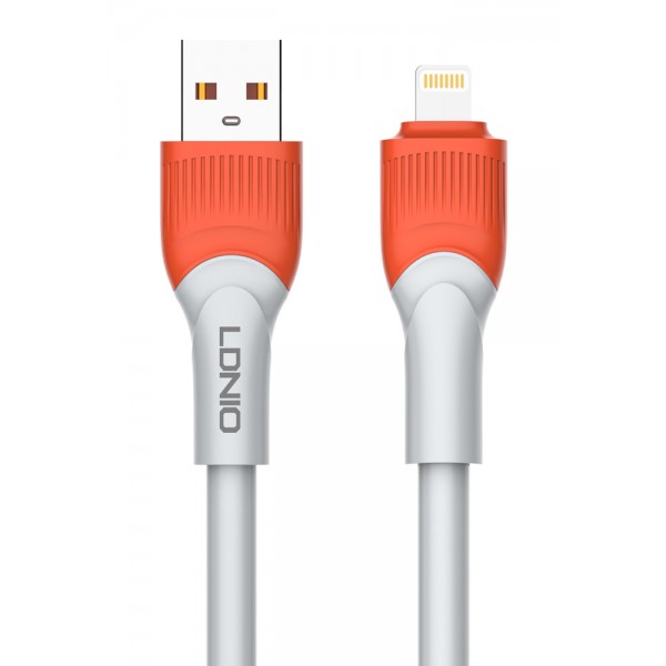 LDNIO καλώδιο Lightning σε USB LS601, 30W, 1m, γκρι - USB
