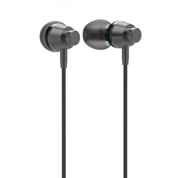 LDNIO earphones με μικρόφωνο HP05, 3.5mm, 1.2m, γκρι - Ακουστικά - Bluetooth