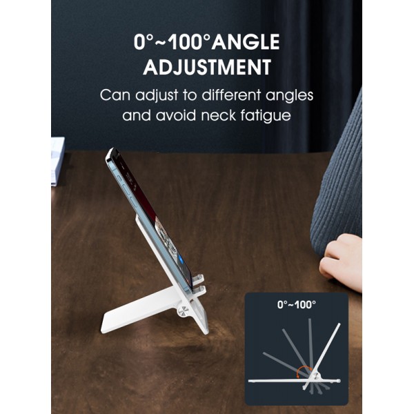 LDNIO βάση smartphone MG06, foldable, 4.7-7.2", λευκή - Βάσεις Κινητών