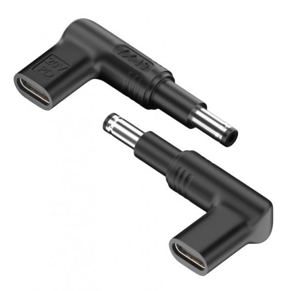 POWERTECH αντάπτορας τροφοδοσίας YX-13, USB-C σε HP 4.8x1.7mm, μαύρος - Φορτιστές Laptop