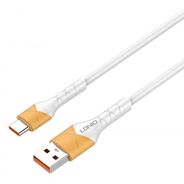 LDNIO καλώδιο USB-C σε USB LS802, 30W, 2m, λευκό - LDNIO
