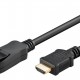 GOOBAY καλώδιο DisplayPort σε HDMI 64838, 4K/30Hz, 5m, μαύρο