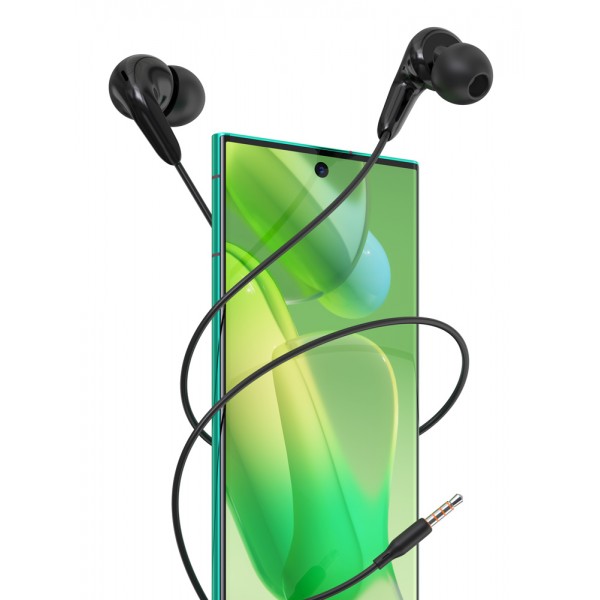 CELEBRAT earphones με μικρόφωνο G26, 3.5mm, 1.2m, μαύρα - Ακουστικά - Bluetooth