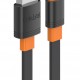 CELEBRAT καλώδιο USB-C σε USB CB-33C, flat, 3A, 1m, μαύρο