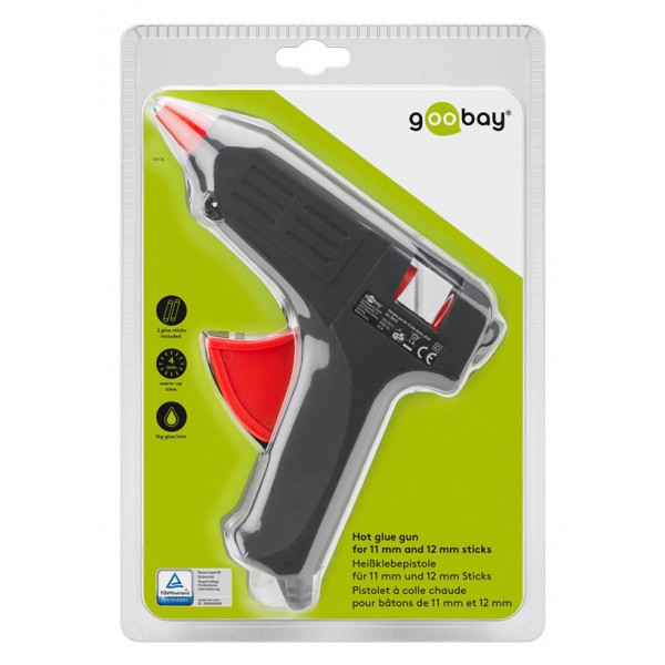 GOOBAY θερμικό πιστόλι σιλικόνης 59176, 20W, 11-12mm, μαύρο - Service & Εργαλεία
