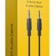 POWERTECH καλώδιο ήχου 3.5mm PTR-0145, AUX, CCS, 1.5m, μαύρο