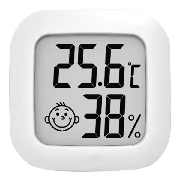 Μίνι ψηφιακό θερμόμετρο & υγρασιόμετρο CX-0726, λευκό - Σπίτι & Gadgets