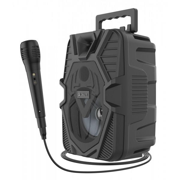 CELEBRAT φορητό ηχείο OS-06 με μικρόφωνο, 5W, 1200mAh, Bluetooth, μαύρο - Αξεσουάρ για κινητά