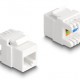 DELOCK keystone module RJ45 σε LSA Cat.6A 88131, toolfree, λευκό