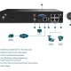 TP-LINK NVR καταγραφικό VIGI NVR1004H-4P, 8MP, 4 κανάλια PoE, Ver. 1.0